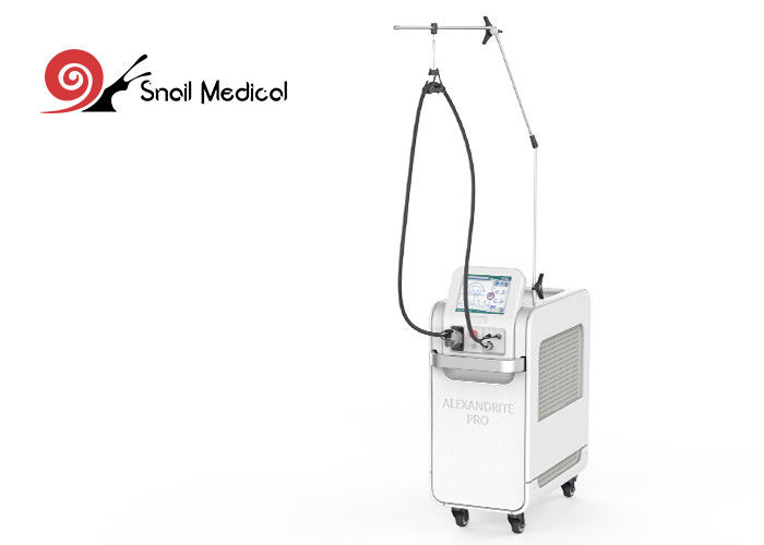 क्लिनिक 755nm लेजर हेयर रिमूवल मशीन AC 220V 20mm 22mm 24mm स्पॉट साइज